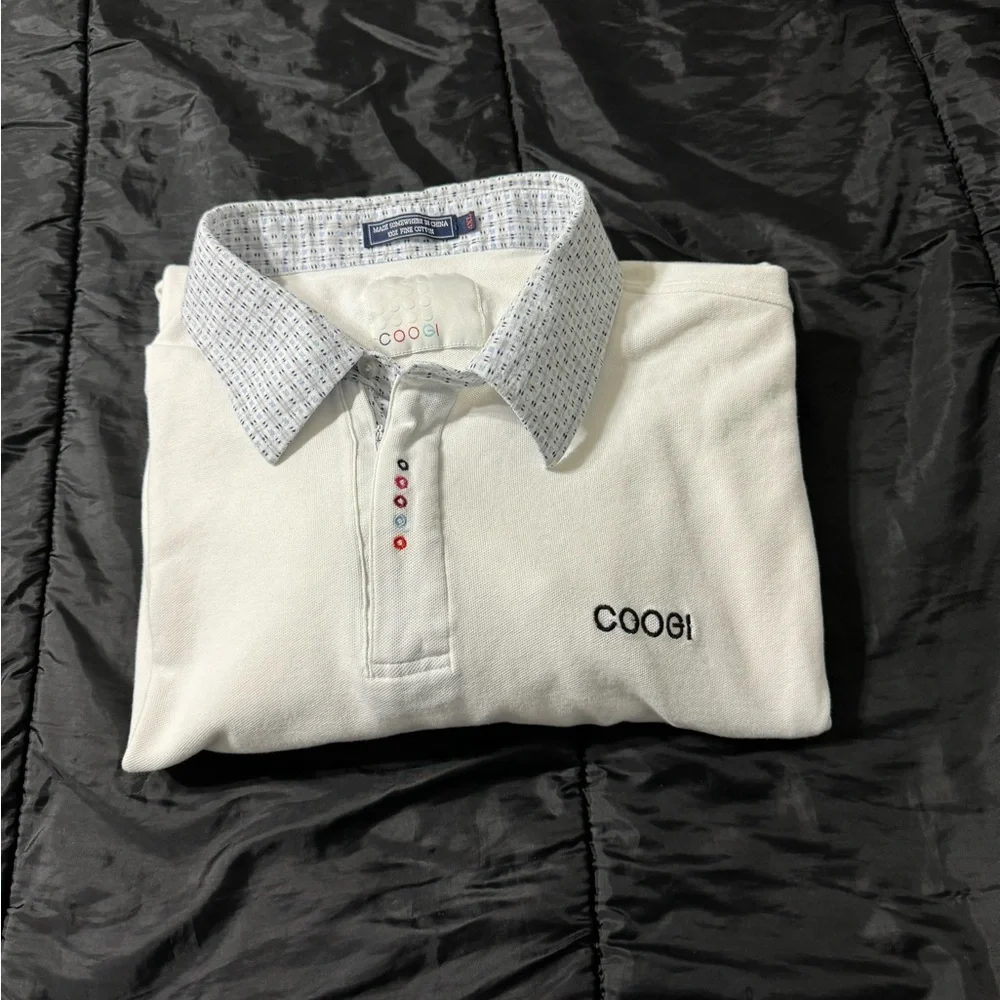 PreOwned COOGI 4xl Long sleeve cotton polo with French cuffs​ 58# - Picture 6 of 13
